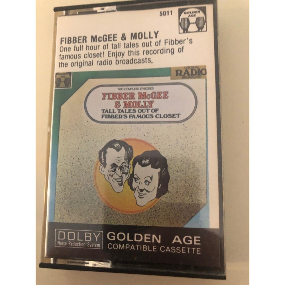 FIBBER McGEE & MOLLY Cassette Original Radio Broadcast - Golden Age 5011